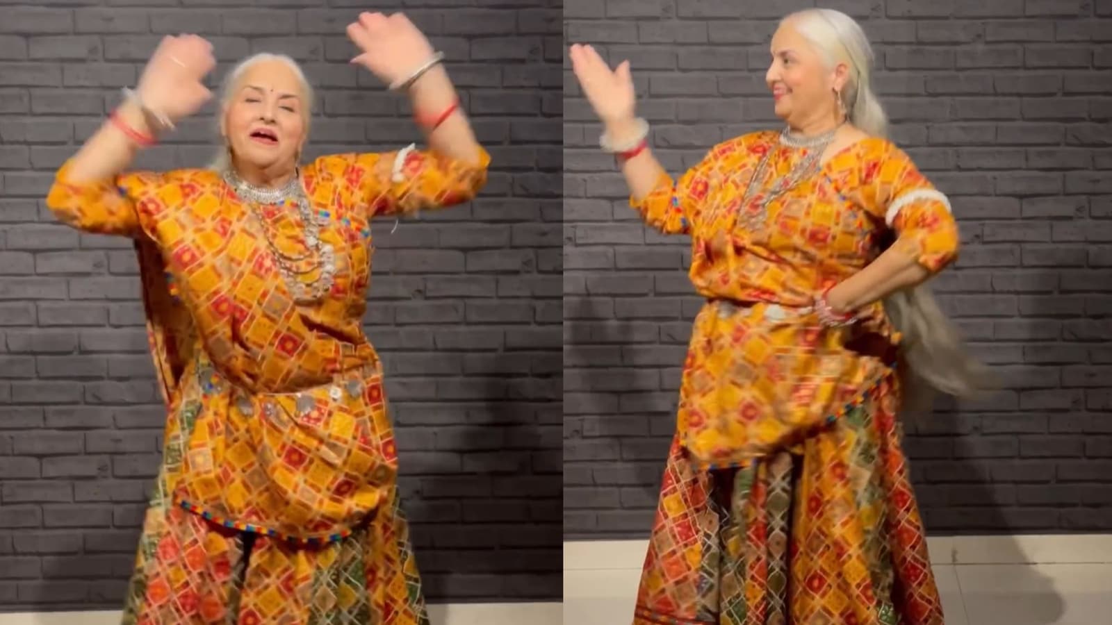 65-year-old ‘Dancing Dadi’ performs Garba to Khalasi. Watch