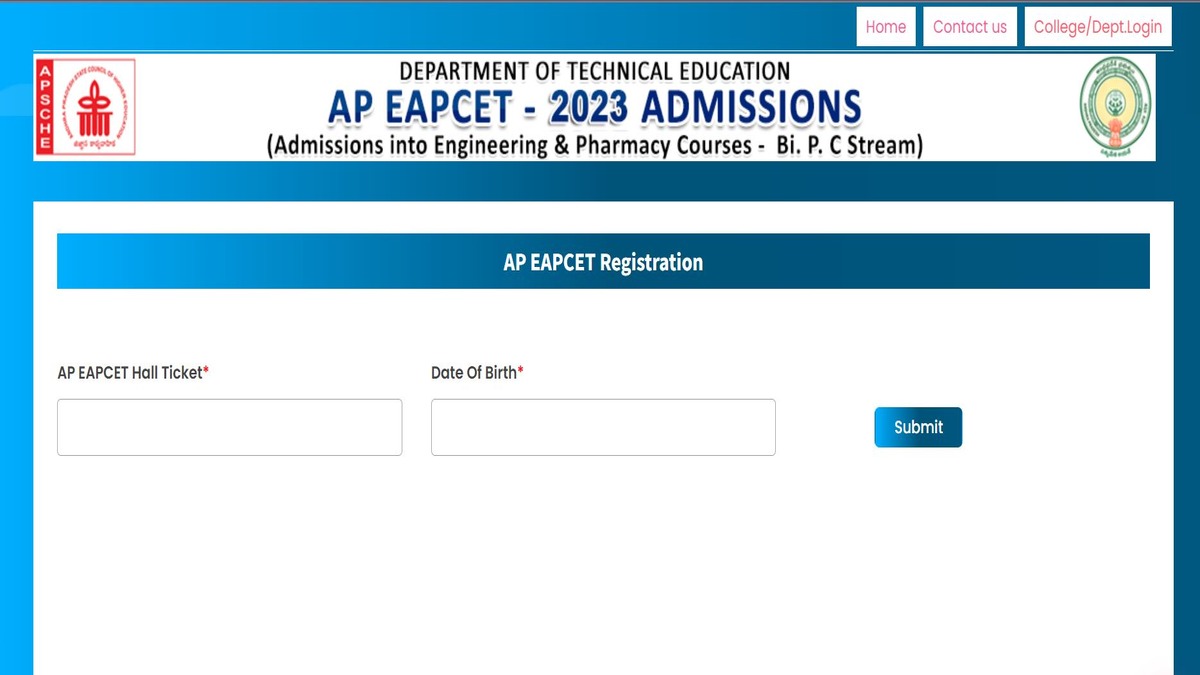 AP EAMCET BiPC Counselling Registration