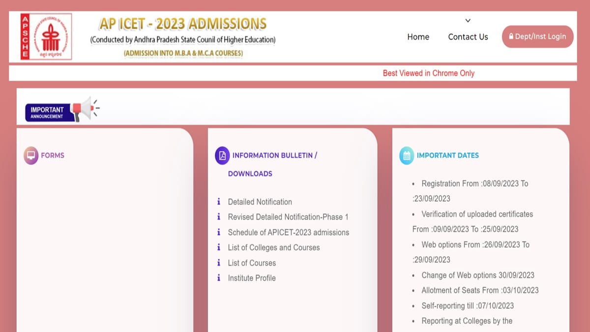 AP ICET 2023 phase 2 counselling soon