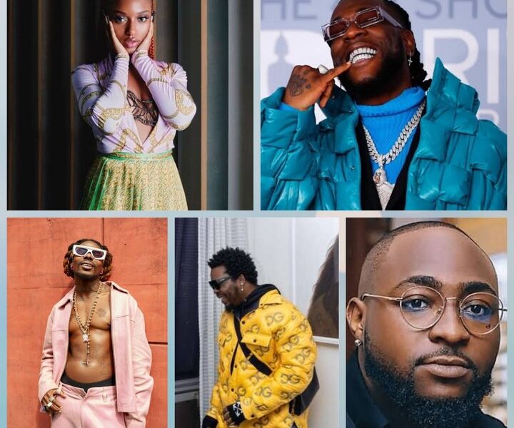 Ayra Starr, Davido, Olamide, Burna Boy, And Asake Nominated For 2024 Grammys