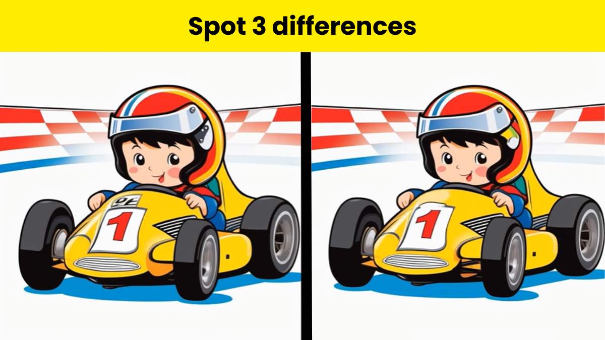 Can you spot the differences between the two pictures?