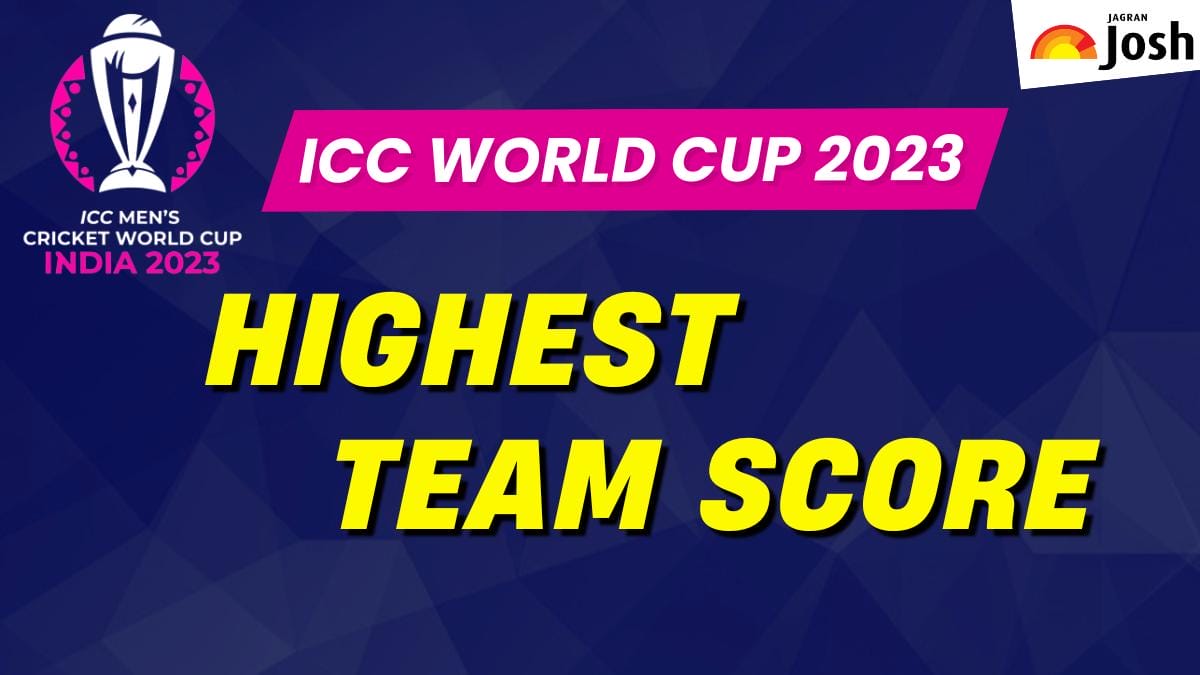 Get here The List Of Teams With Highest Run Totals in the 2023 ICC ODI World Cup