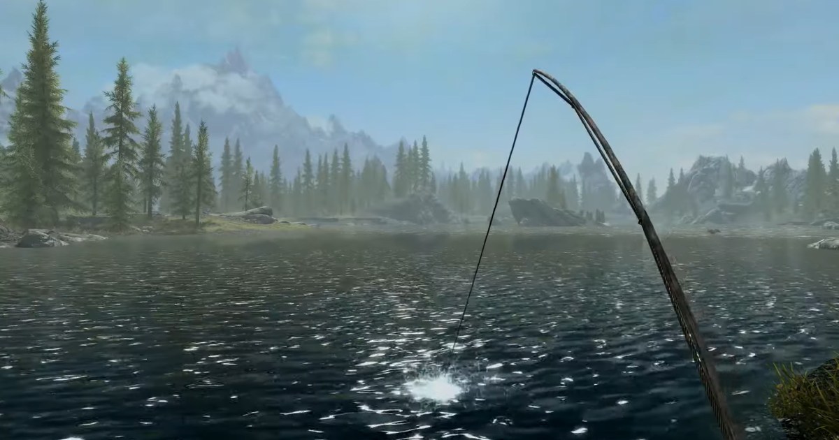 How to fish in Skyrim