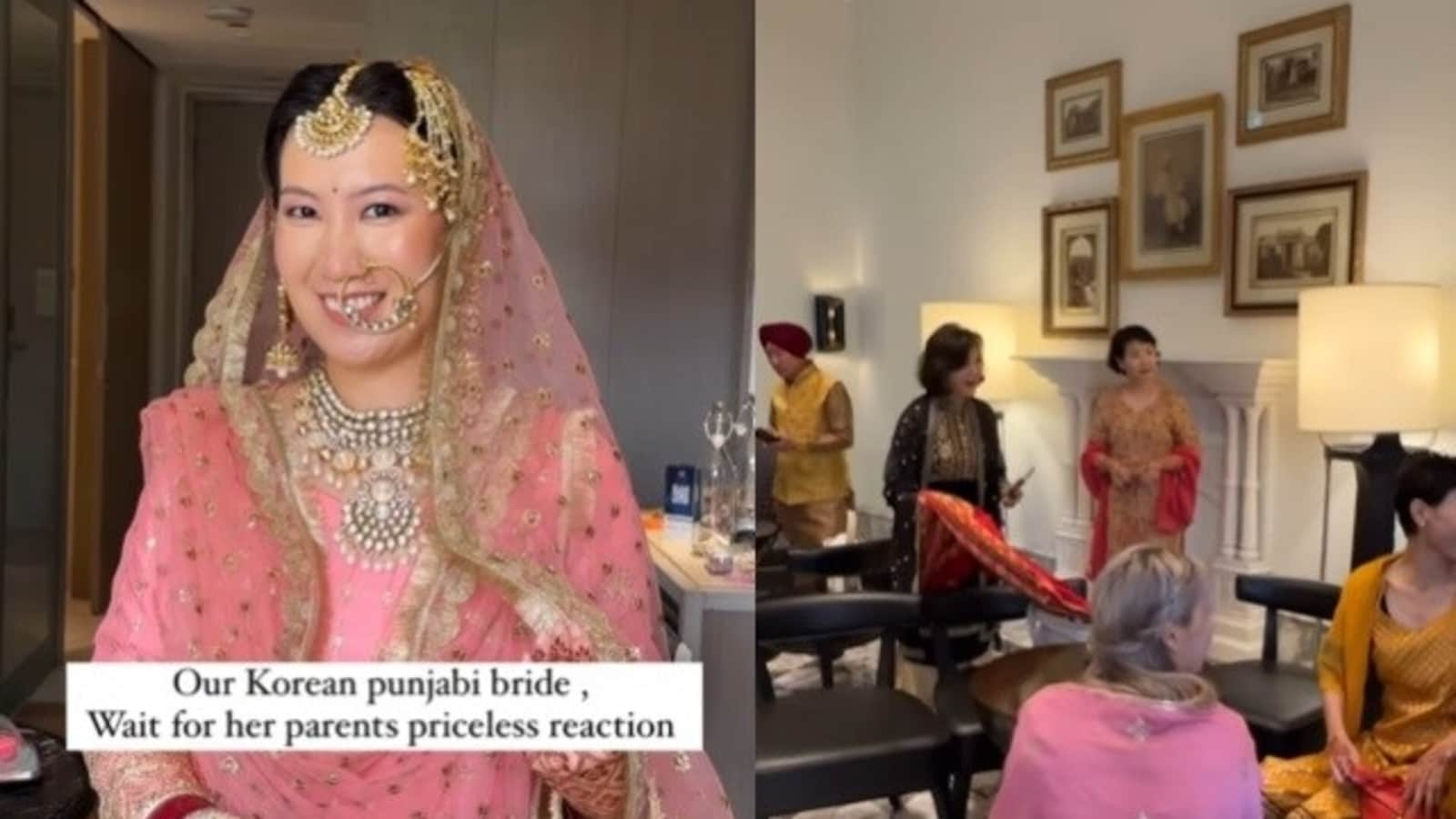 Korean woman dresses up as Indian bride, family reacts