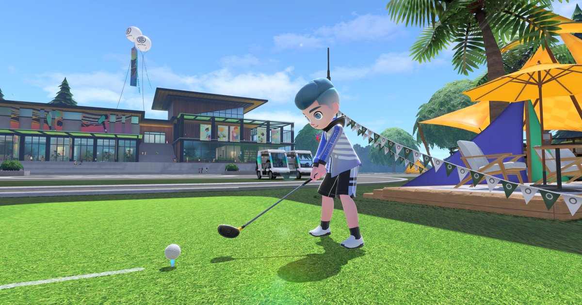 Oh no, I’m already obsessed with Nintendo Switch Sports golf