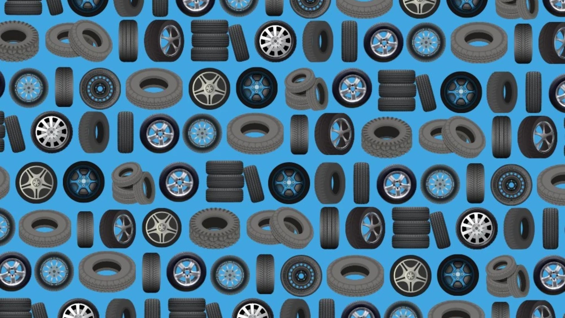 Only people with 20/20 vision can spot the flat tyre in this picture - so are you one of the amazing few?