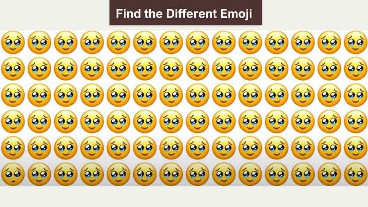 Find different emoji in 3 seconds