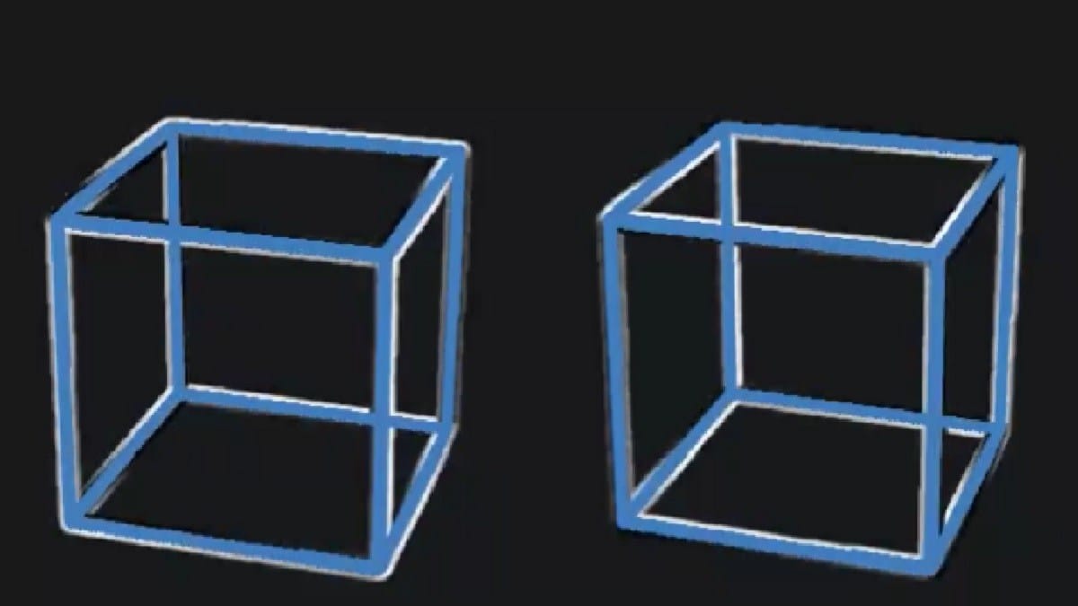 Optical Illusion: Is the Cube rotating?