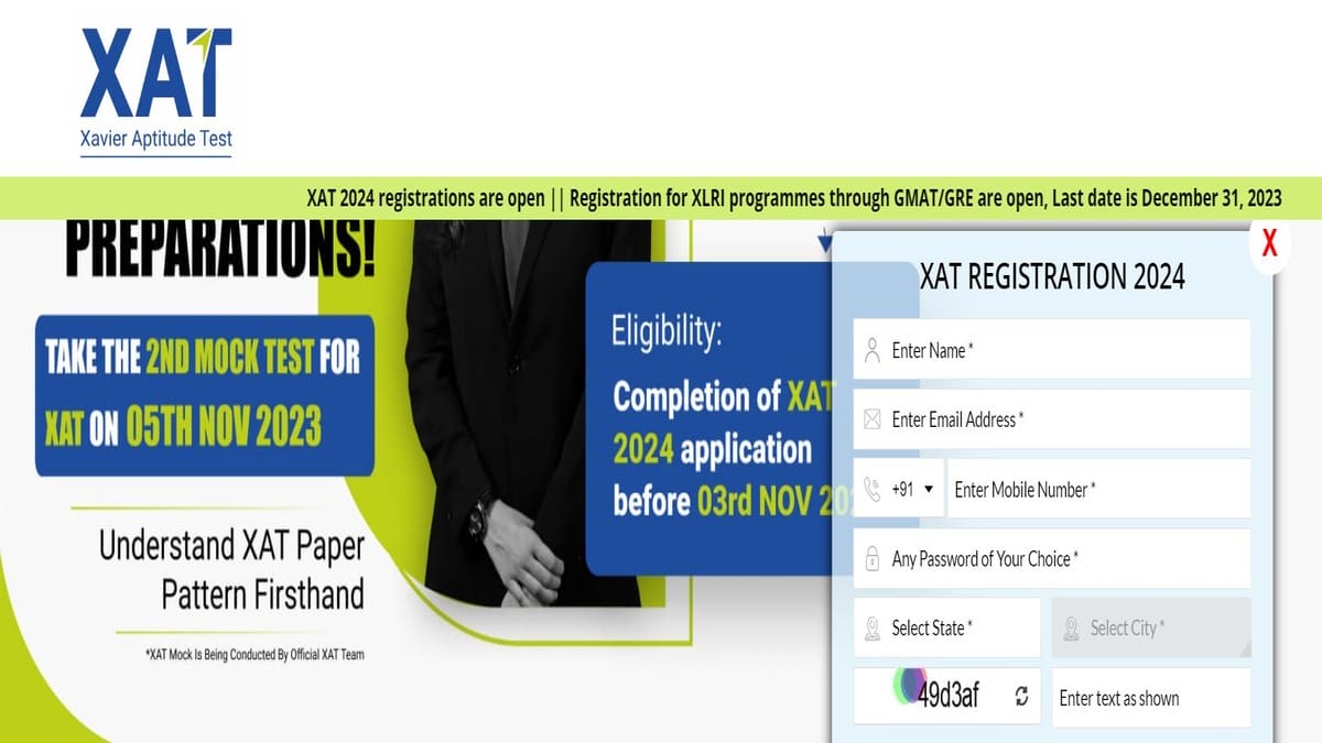 XAT 2024 Second Mock Test at xatonline.in