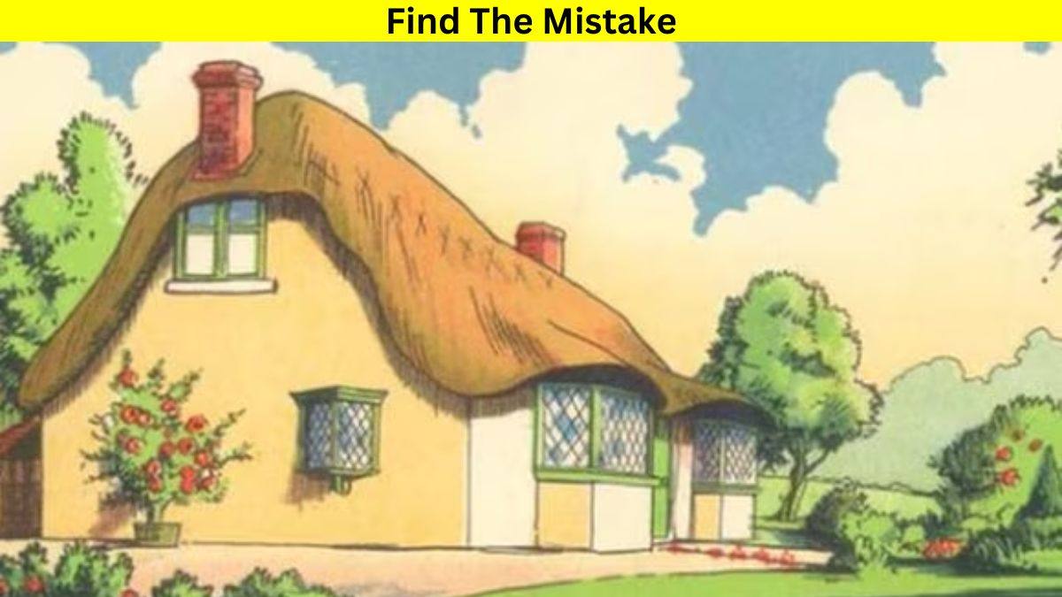 Find the fault in this picture of a house.