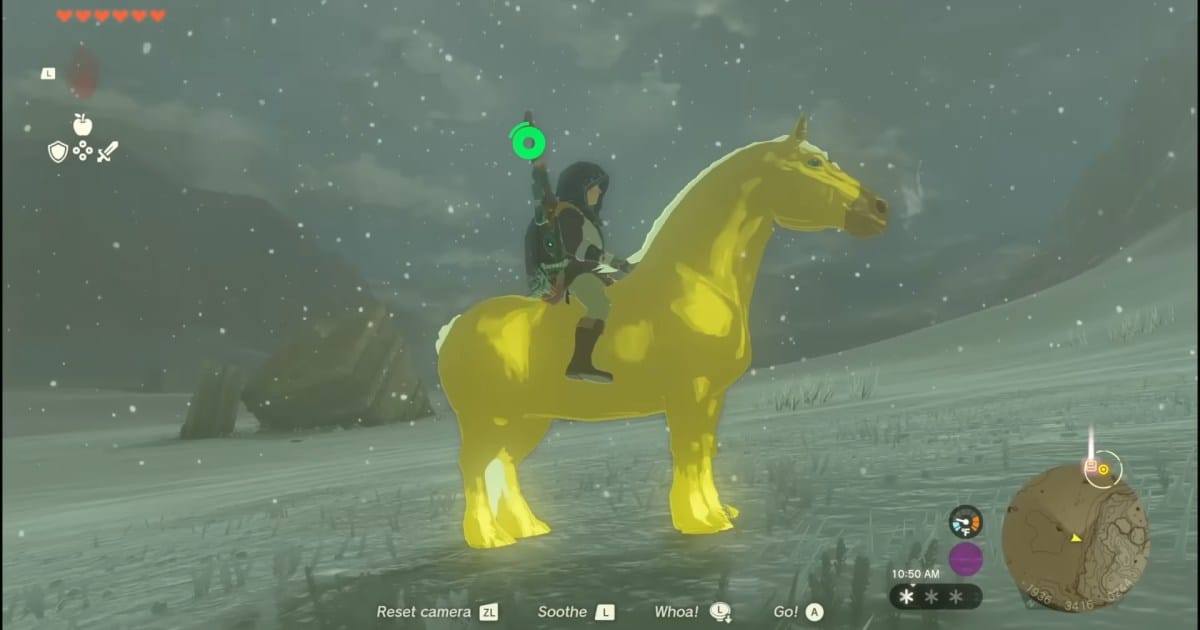 Where to find the Golden Horse in Zelda: Tears of the Kingdom