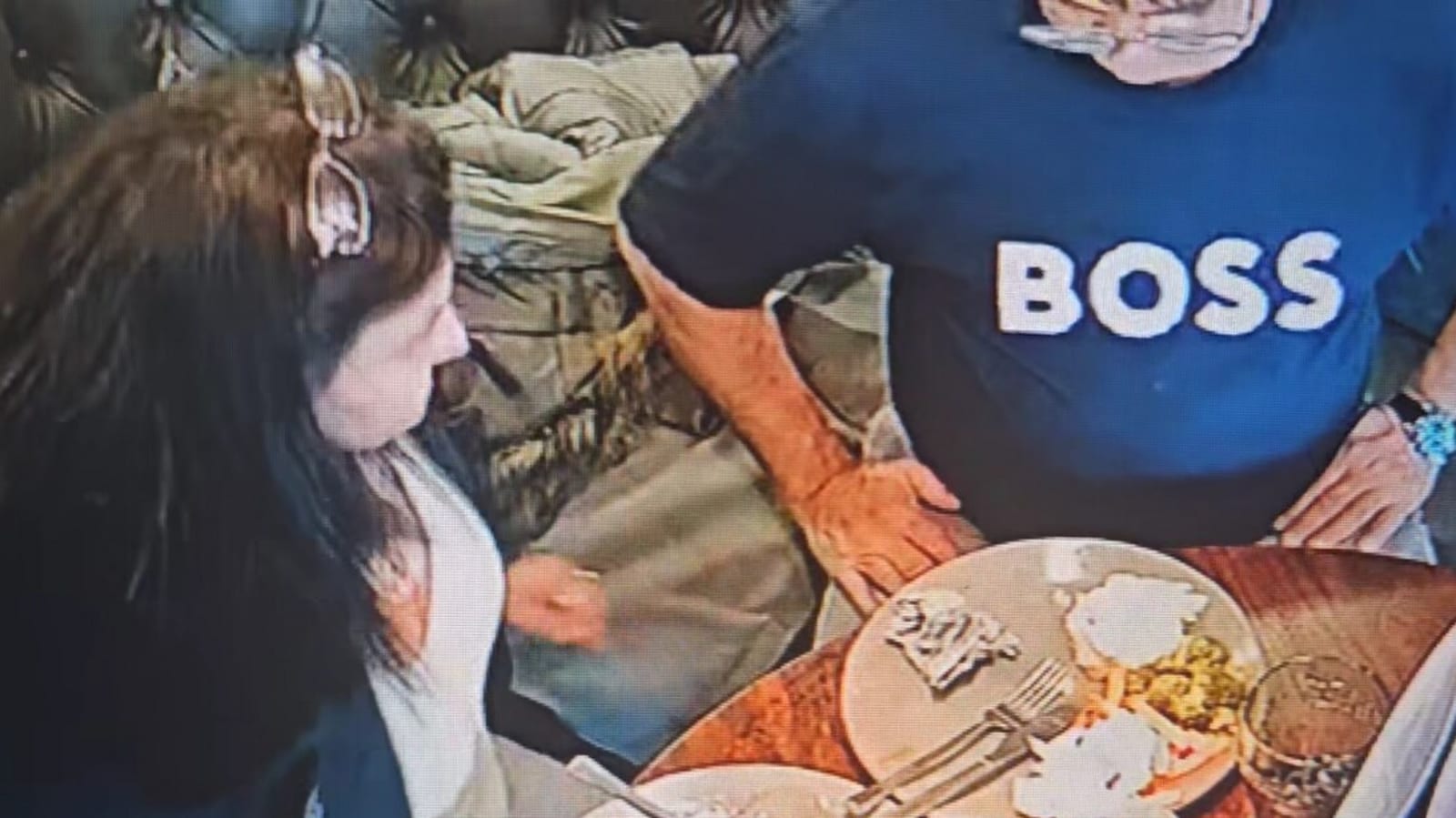 Woman caught putting hair in food to get free meal, her act caught on camera