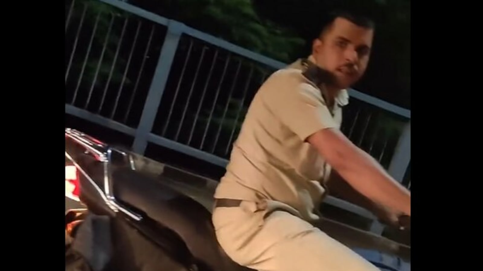 Woman chases helmetless police officer riding bike, Mumbai Traffic Police reacts