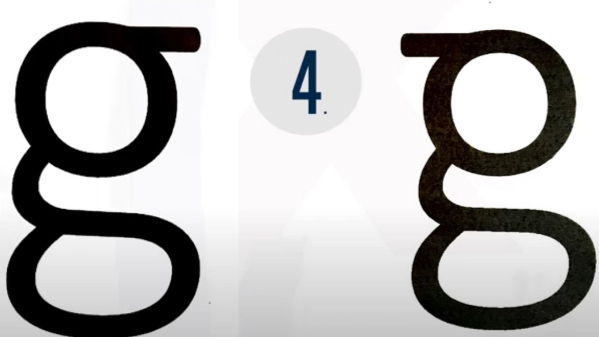 You could be in the top 1% if you can work out the real letter 'G' in this baffling optical illusion