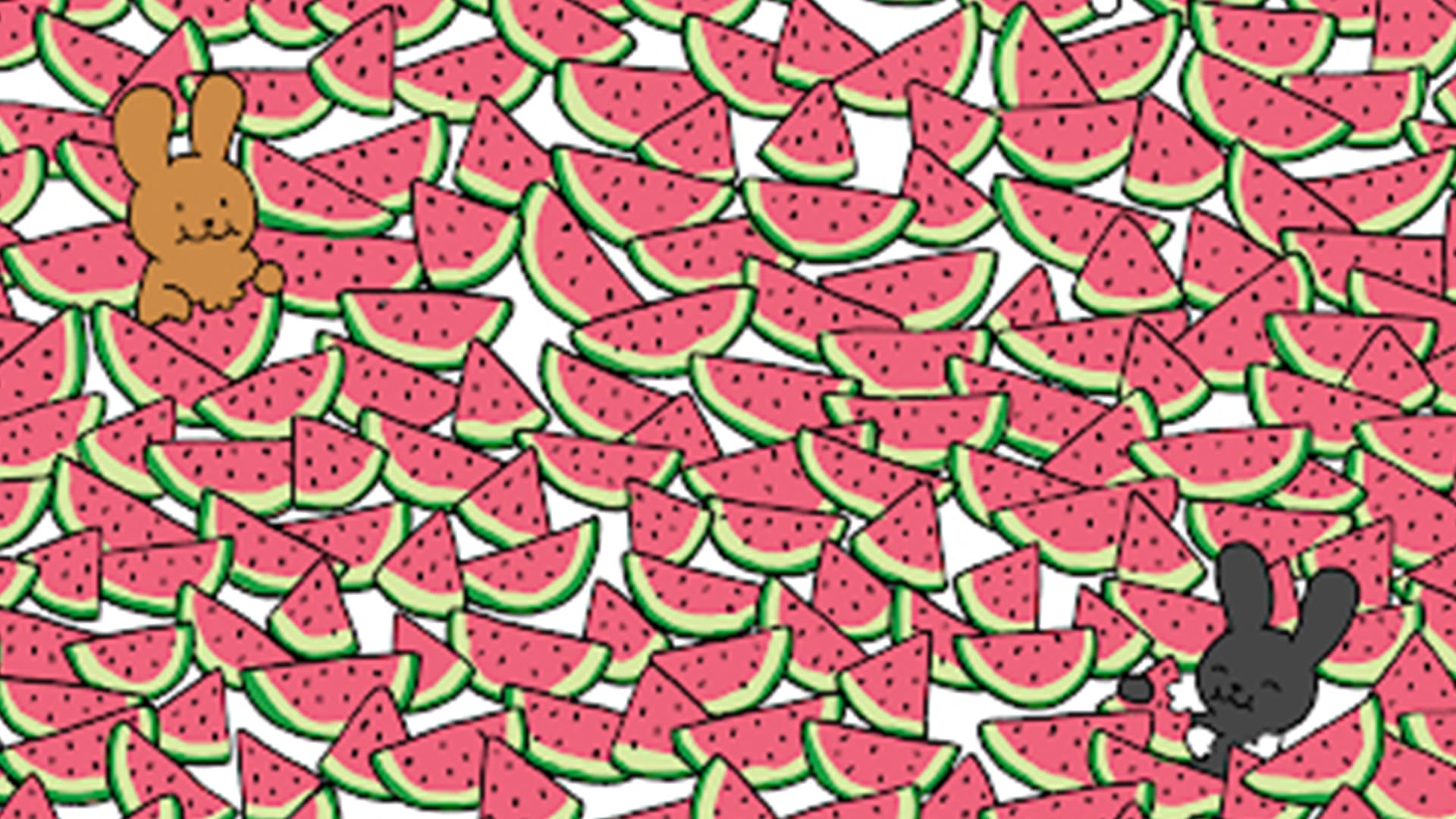 You have 20/20 vision if you can find 5 seedless watermelons in under 30 seconds