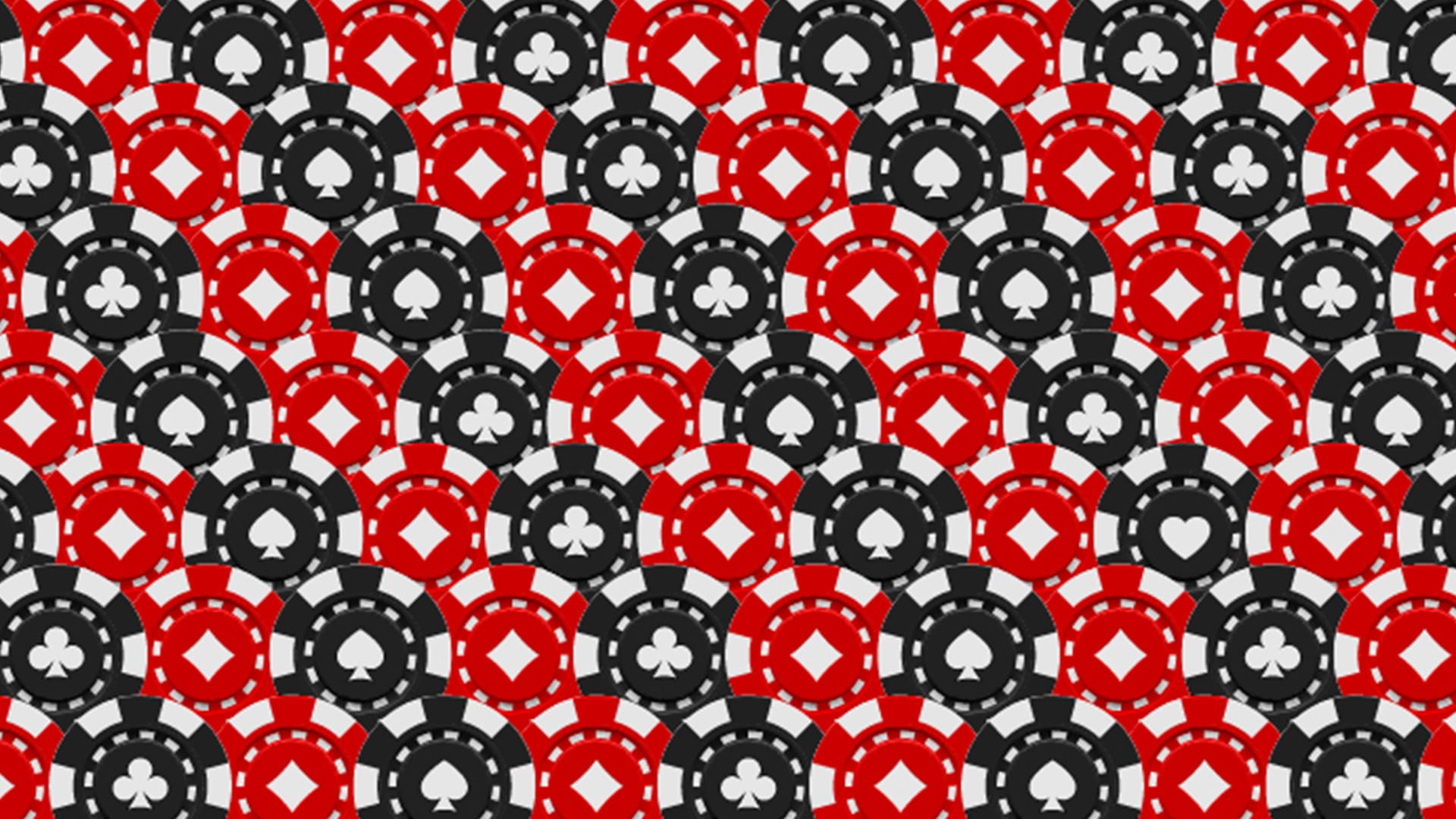 You have 20/20 vision if you can spot the heart poker chip in less than 10 seconds