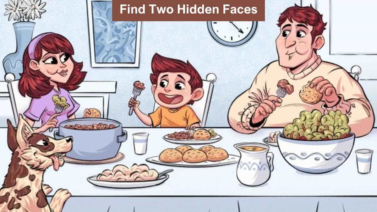 Find two hidden faces